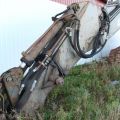 367311-3 Excavator, AKERMAN H14B, SN: 4366. Note only 10,122 hours