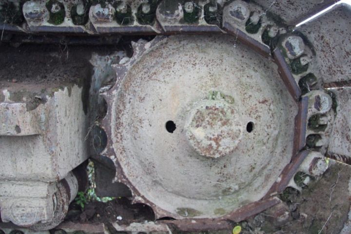 367311-12 Excavator, AKERMAN H14B, SN: 4366. Note only 10,122 hours