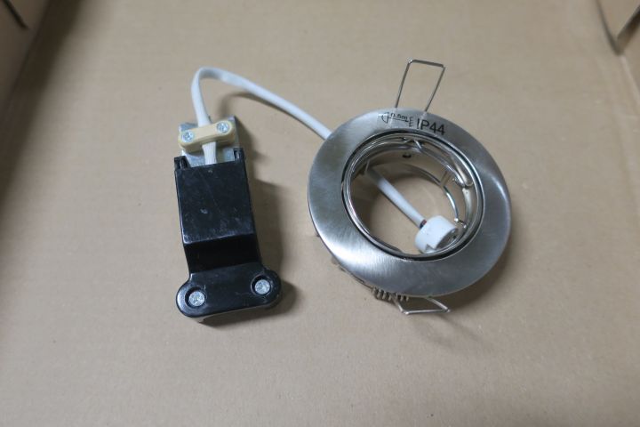 369581-2 10st Sylvania Linolite Intro downlight  Brushed Iron (Fri frakt)