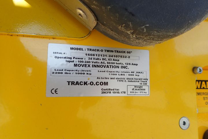 369626-17 Stair Climbers. Track-O Twin-Track 66 #No Sales #
