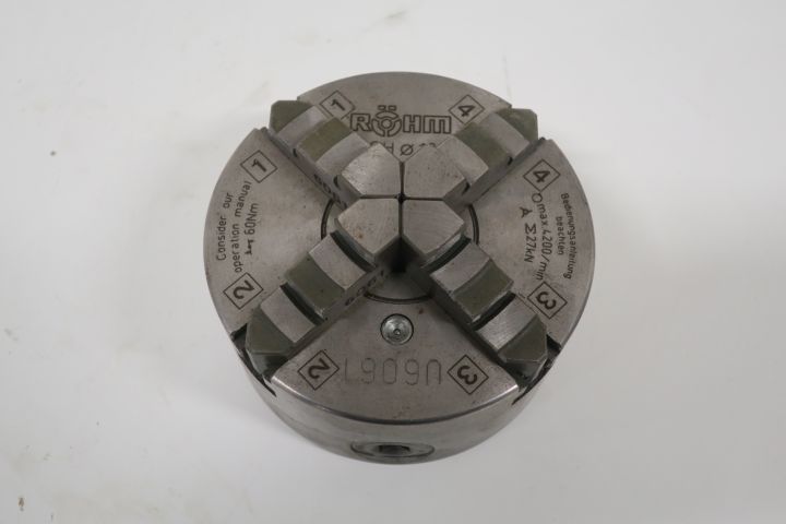 4-jaw chuck Röhm - PS Auction - We value the future - Largest in net ...