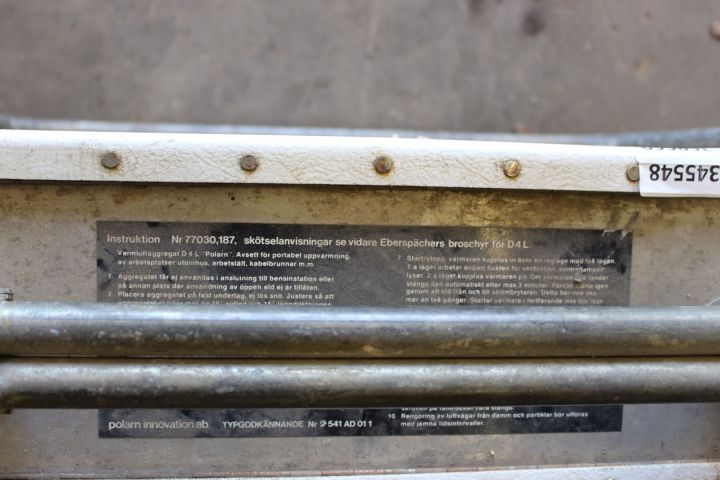 368669-0 Eberspächer mobilt värmeaggregat