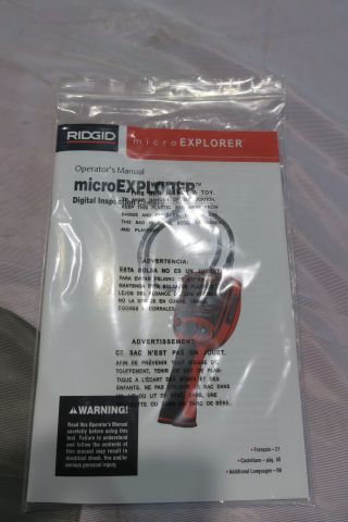 311123--5 RIDGID Micro Explorer, Inspectionscamera, New