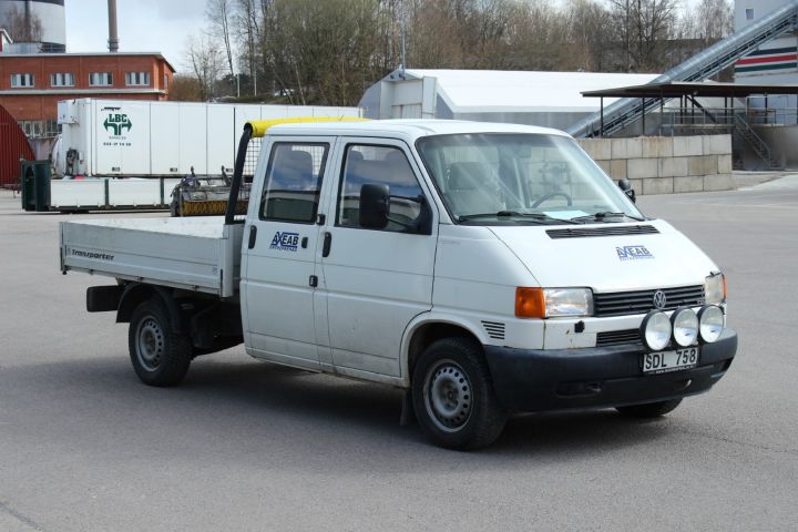 372955-3 VW Transporter T4 2.5 TDI Pickup Syncro Dubbelhytt, dragkrok, 4WD, 102 hk.