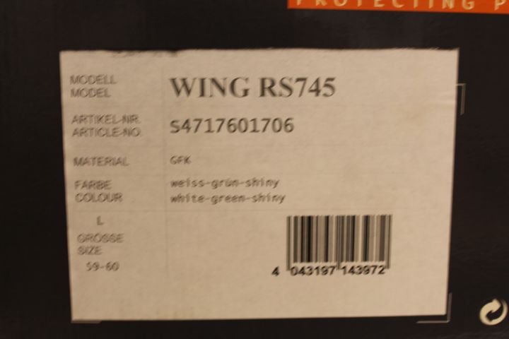332937--19 4 pcs Uvex Wing helmets (NEW)