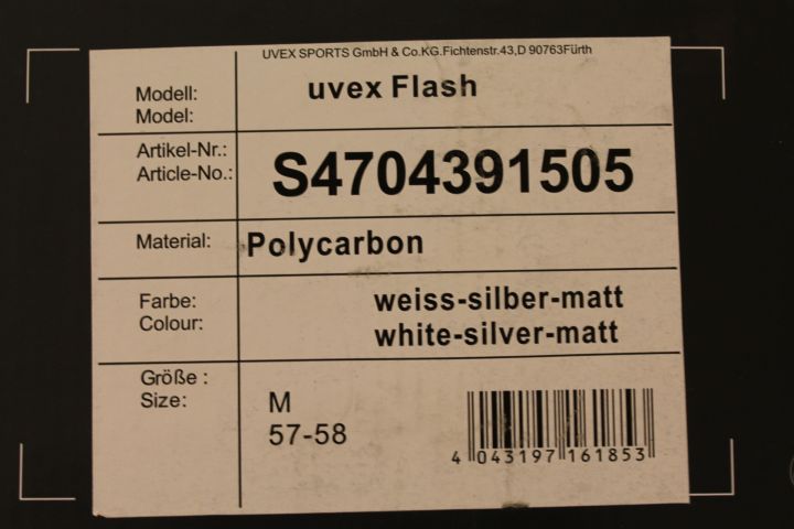 332942--9 4 pcs Uvex Flash helmets