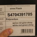 332942--4 4 pcs Uvex Flash helmets