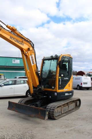 372969-2 Bandgrävare Hyundai R60CR-9A -16 (rototilt, 737h)