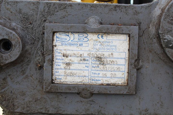 372969-21 Bandgrävare Hyundai R60CR-9A -16 (rototilt, 737h)