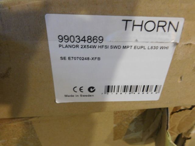 374038--3 Thorn lysrörslampor "Planor", 5st (Nya)