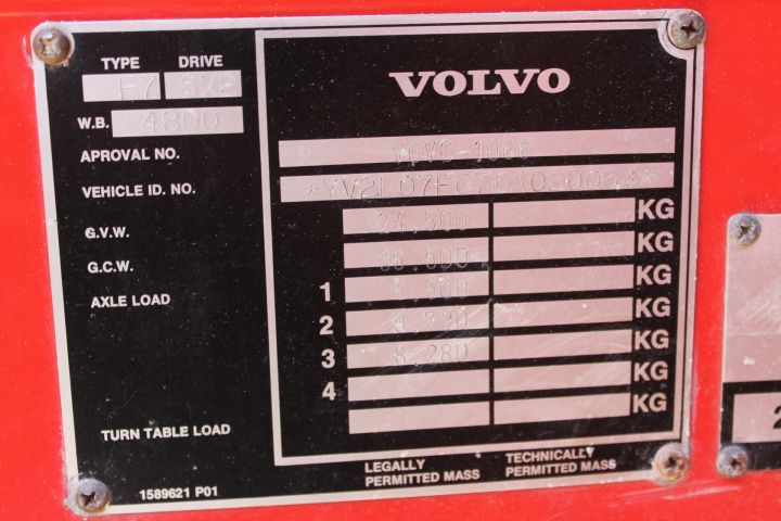 367728--42 VOLVO F7 6X2 (NDG361)