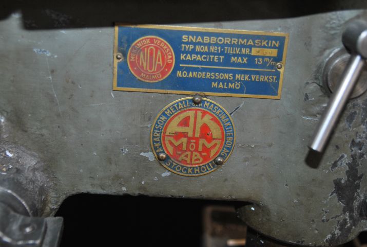 374587-2 Pillar drill N.O. Andersson