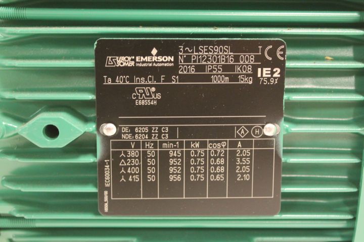 367802--1 Leroy Somer 0.75 KW