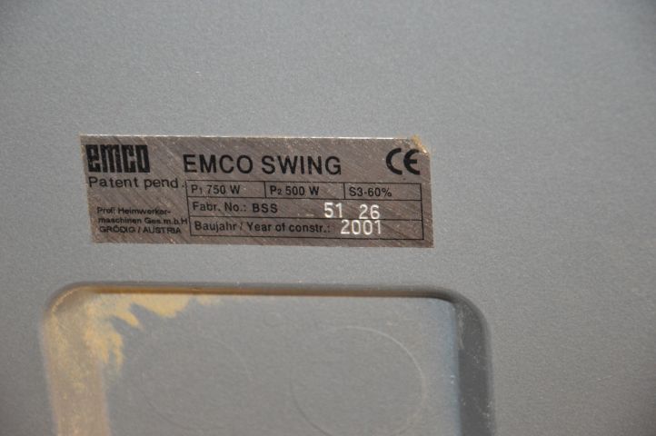 374817--1 Bandsåg och slip Emco Swing