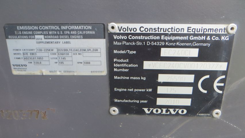 374994-17 Volvo EC240C