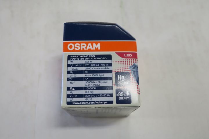 376491-4 80st Osram Parathom Pro Par16 35 Advanced 5,2W (Fri frakt)