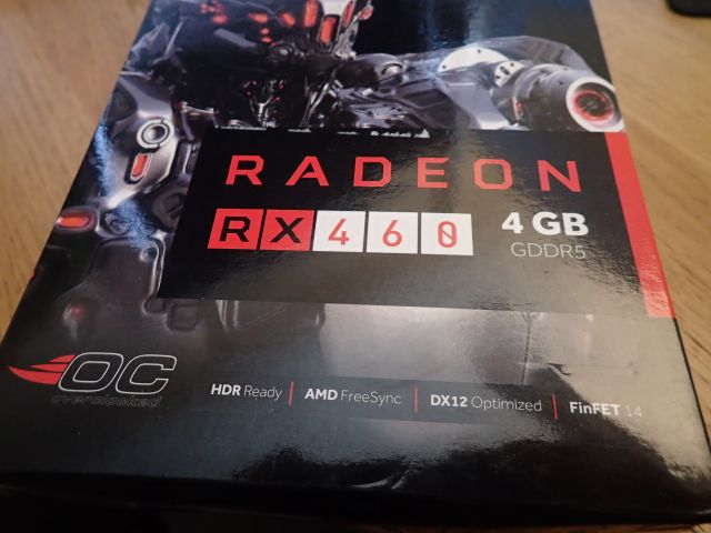 355046-1 NEW Graphics card Sapphire RX 460 Nitro 4Gb