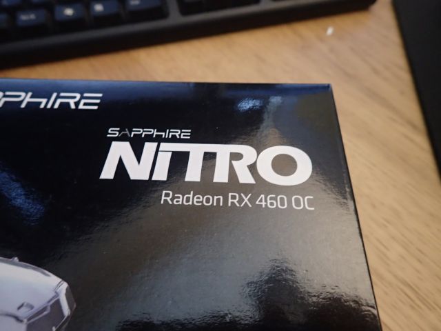355046-3 NEW Graphics card Sapphire RX 460 Nitro 4Gb