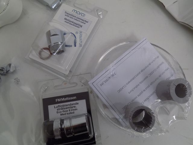 376529-5 Shower Package FM Mattsson shower mixer hose nozzle etc.