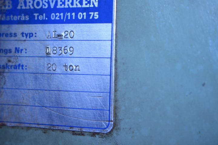373061-3 Excenterpress Aros AL-20