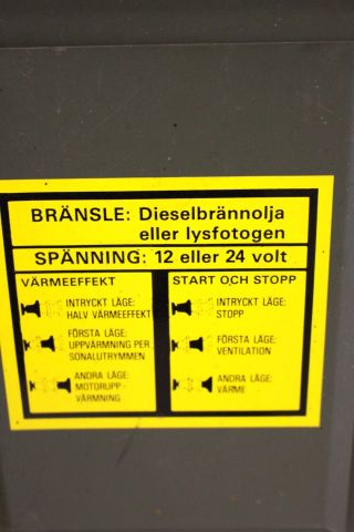 375195-0 Eberspächer mobilt värmeaggregat
