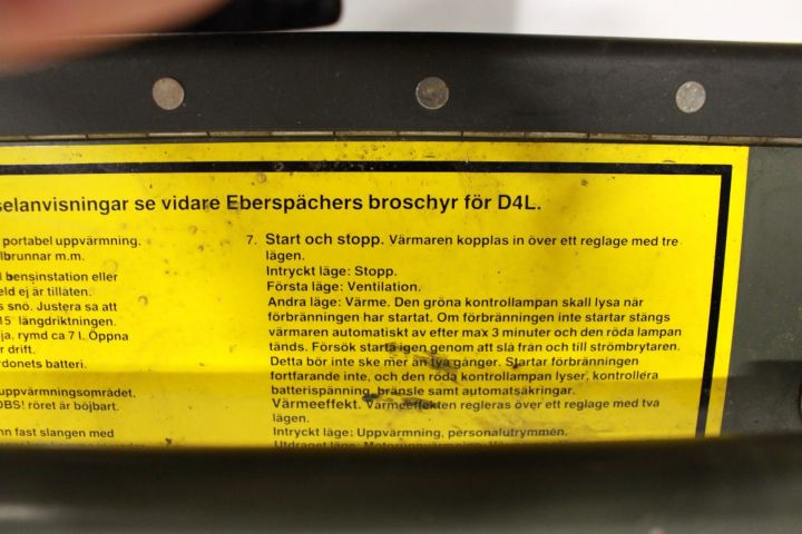 375195-1 Eberspächer mobilt värmeaggregat