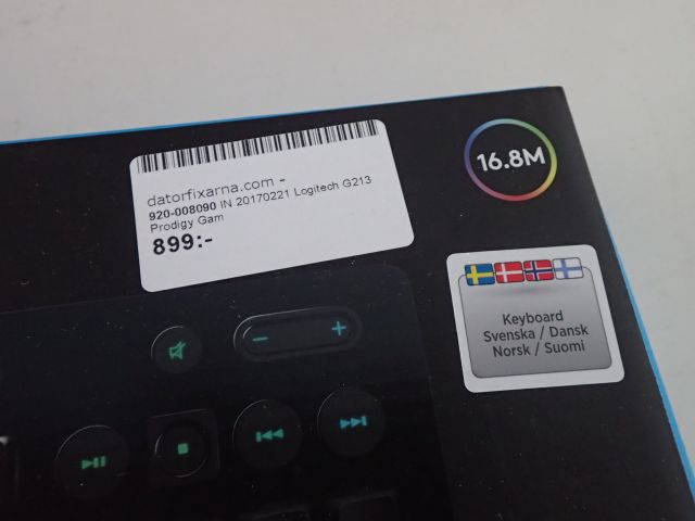 355089-1 new gaming keyboard Logitech G213 Prodigy