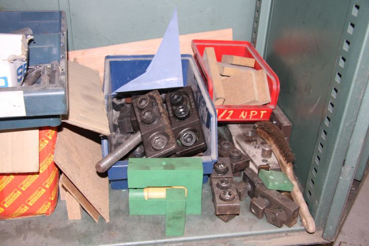 375893-1 Tin cabinet with misc contence