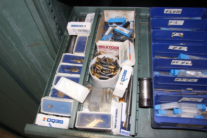 375893-3 Tin cabinet with misc contence