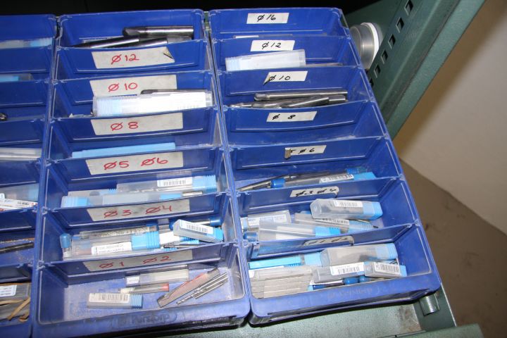 375893-4 Tin cabinet with misc contence