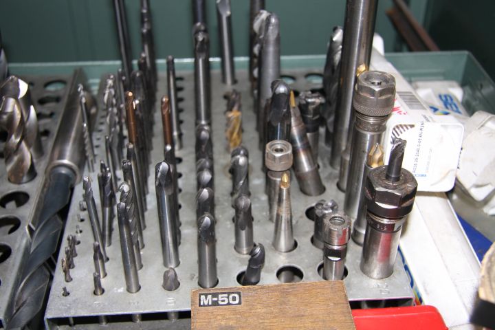 375893-5 Tin cabinet with misc contence