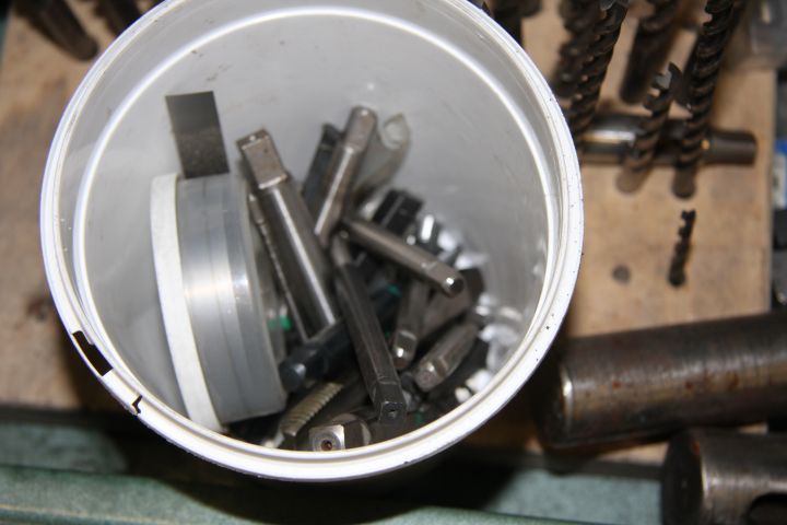 375893-8 Tin cabinet with misc contence