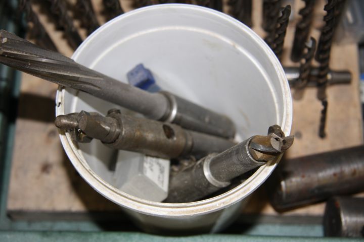 375893-9 Tin cabinet with misc contence