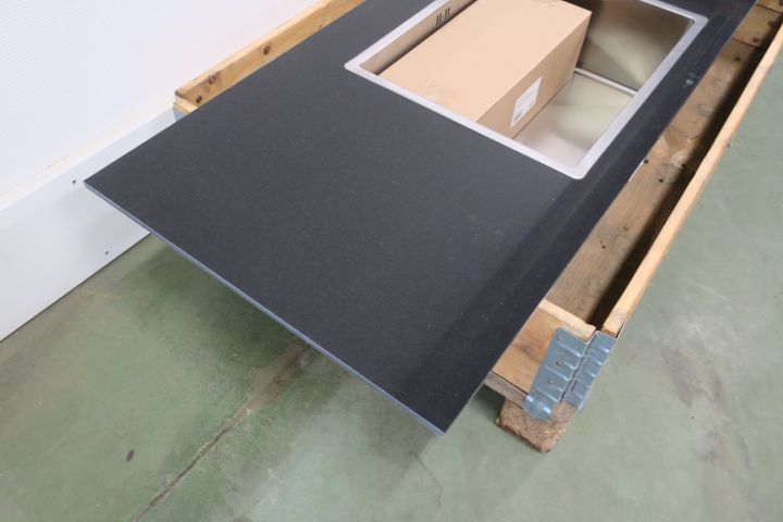 376404-2 Kitchen bench with sink unit Franke