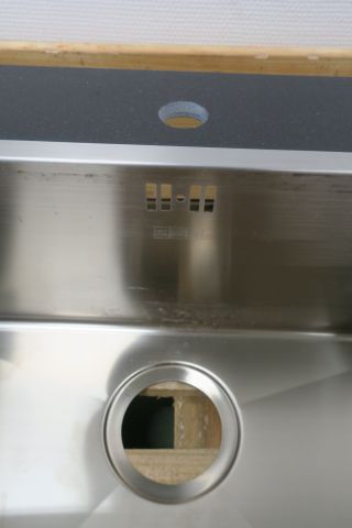 376404-3 Kitchen bench with sink unit Franke