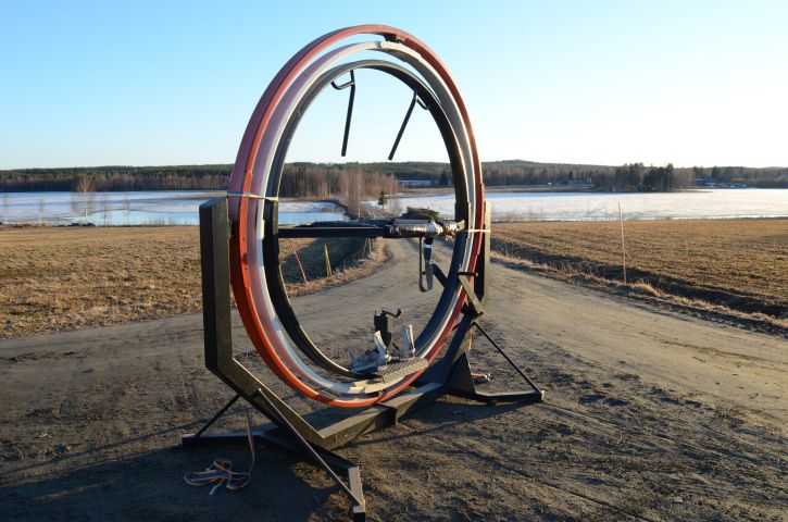 355148--3 Åkattraktion Space ball