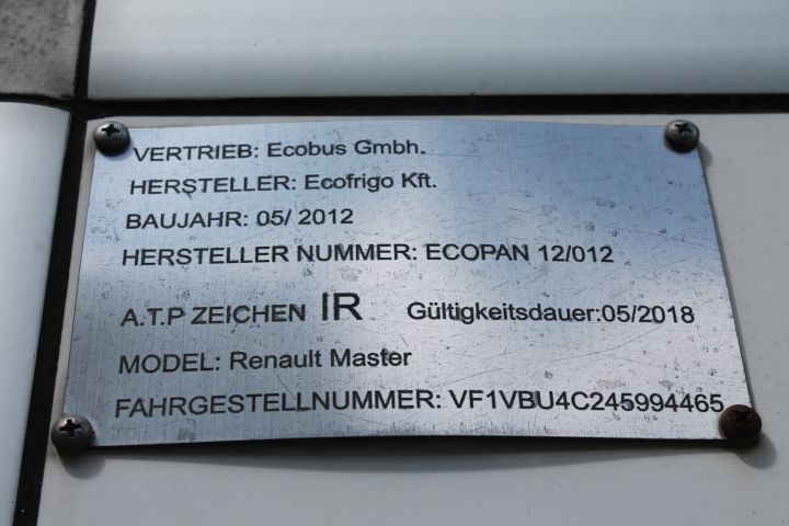 384521-14 Renault Master Fridge / Freezer