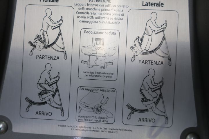 384989-4 Träningsmaskin AbCoaster CS2000