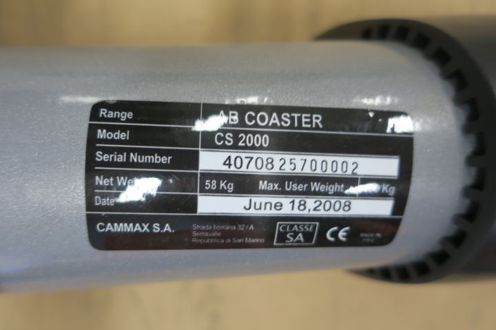 384989-5 Träningsmaskin AbCoaster CS2000