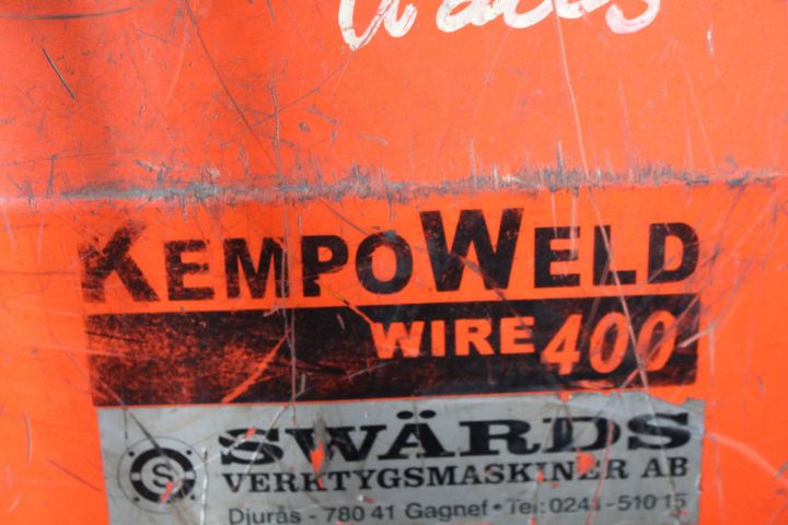 371870-3 MIG-svets Kemppi Kempoweld 4000 med matarverk