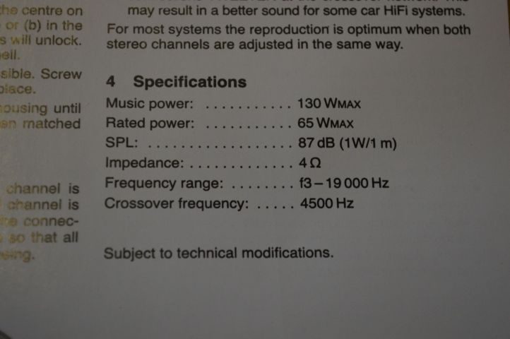 385281-2 CARPOWER CRB 165, set. Free shipping