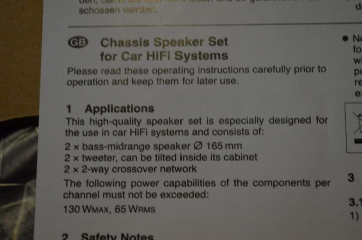 385281-3 CARPOWER CRB 165, set. Free shipping