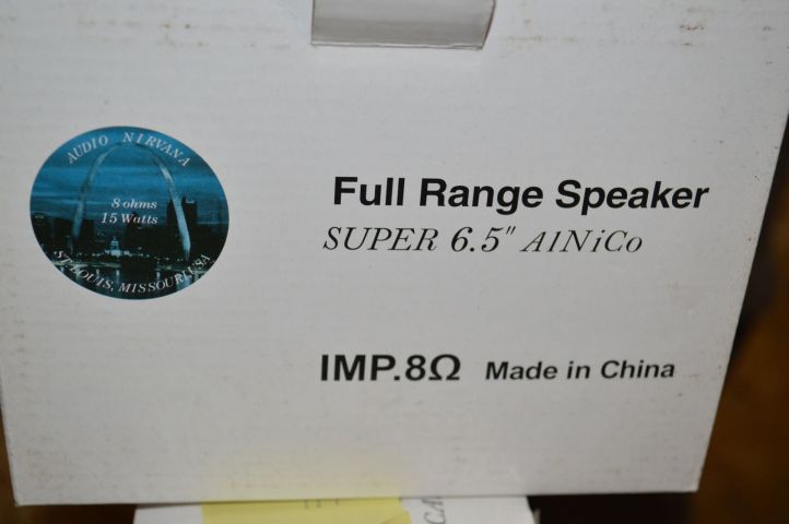 385349-3 Audio Nirvana 6.5 "Alnico. Set. Free shipping