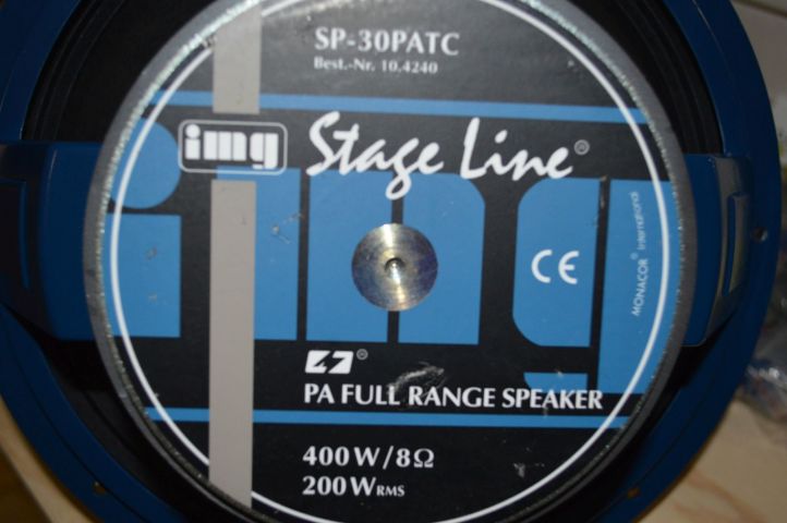 385356-2 Monacor SP-30PATC full-range högtalarenheter, set. Fri frakt