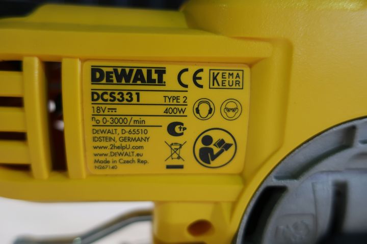 386011-5 JIGSAW DCS331NT-XJ 18V XR without battery