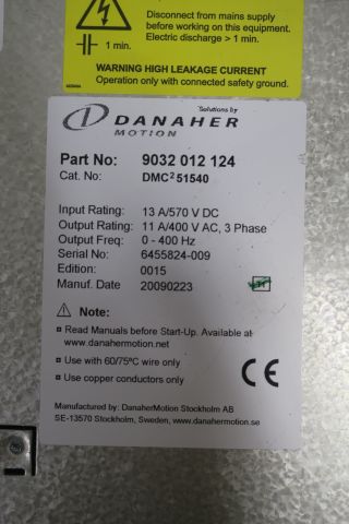 384387-6 Servo drive Danaher motion DMC2 51540