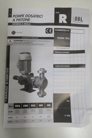 384397-8 Plunger metering pump OBL RB 40