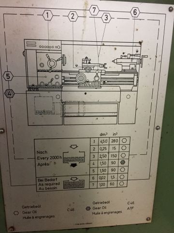 388880-5 Lathe machine Weiler Commodor