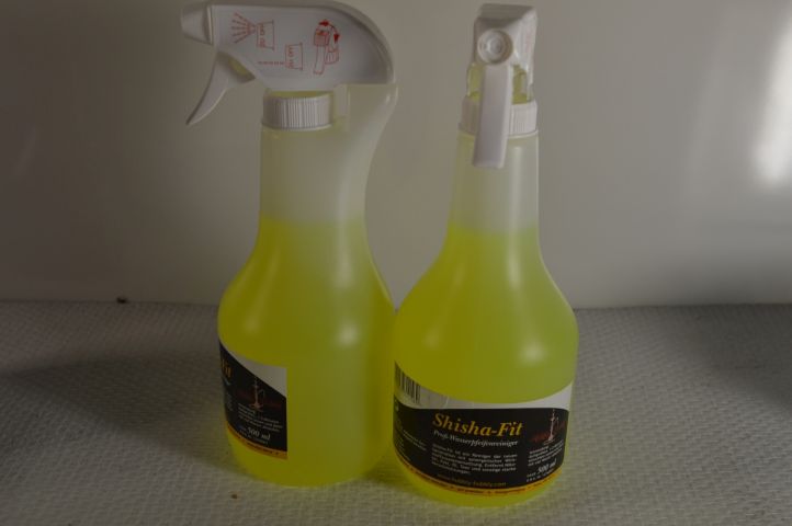 388999-2 Hookah, white and orange. Without ashtray and hose + 2 cleaners