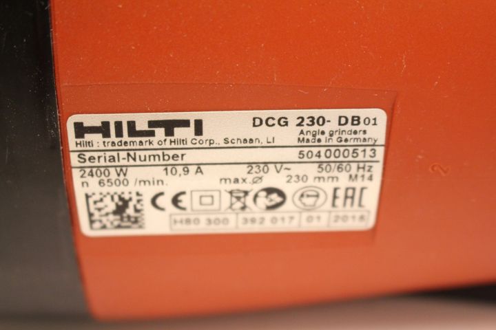 367489-4 Hilti DCG 230-DB